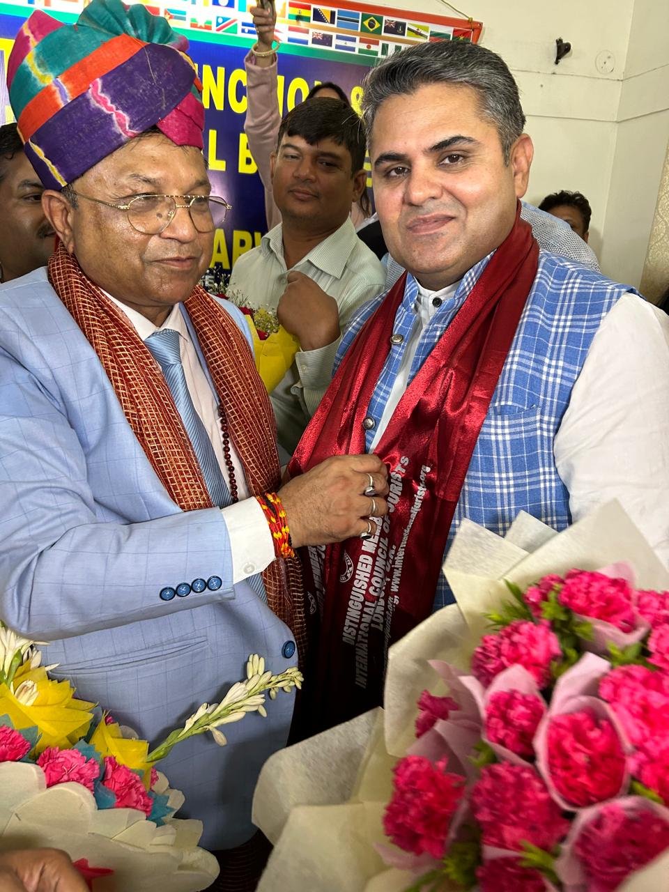 Honoured by International Council of Jurists