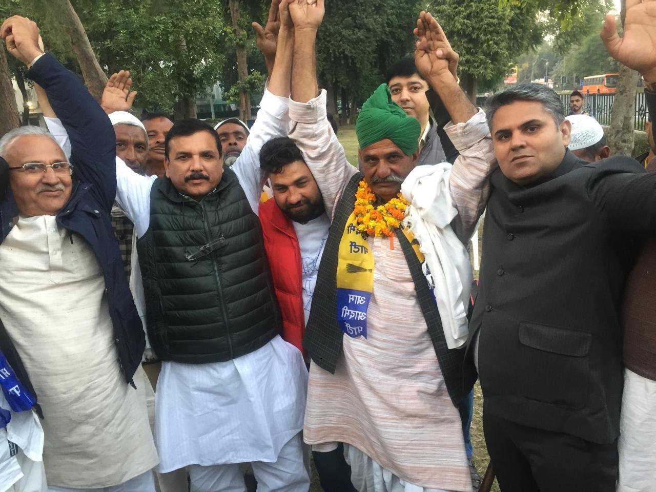 Supporters Celebrate